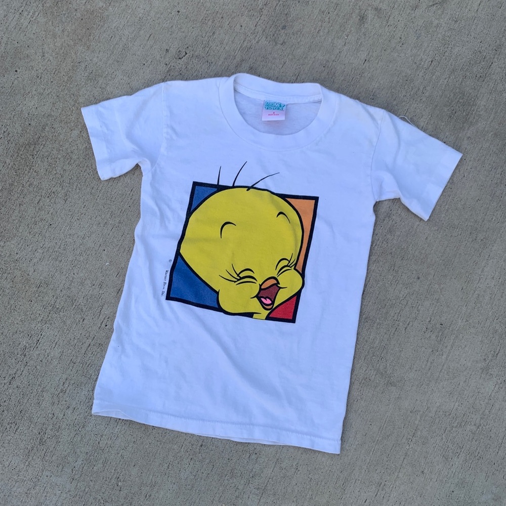 Vintage Kids. Tweety Bird Single Stitch T-Shirt, size Small